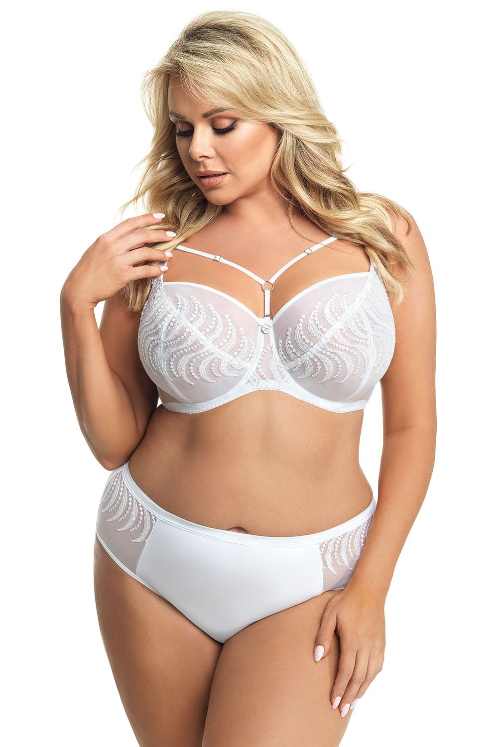 Biustonosz Soft Model Destiny K500 White - Gorsenia Lingerie - obrazek 2