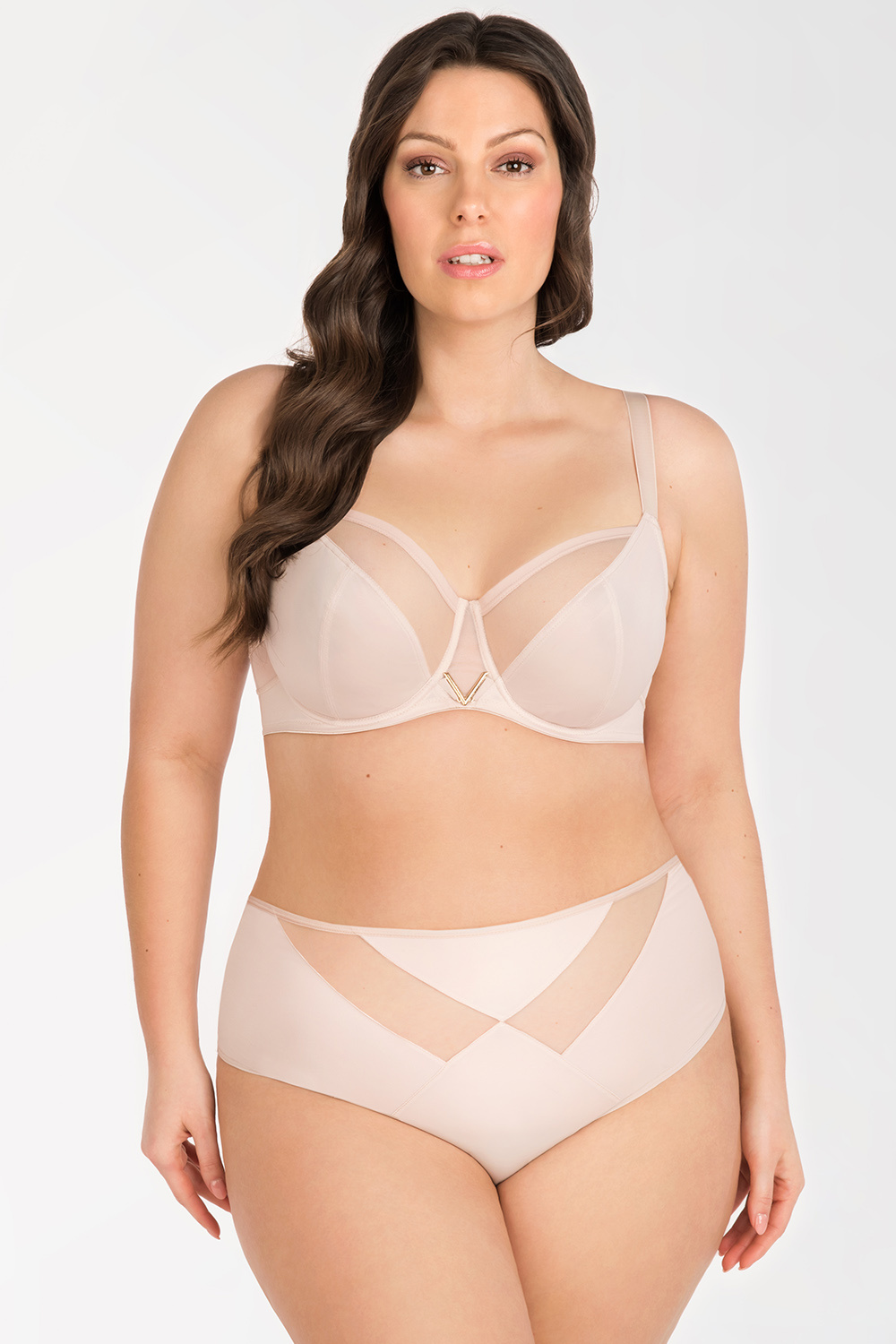 Biustonosz Soft Model Vicky K564 Beige - Gorsenia Lingerie - obrazek 2