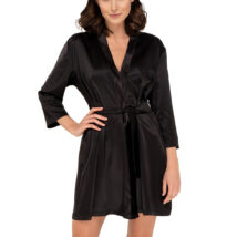 Szlafrok Damski Model Anette Black – Babella