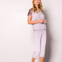 Piżama Damska Model New York Silver – Babella