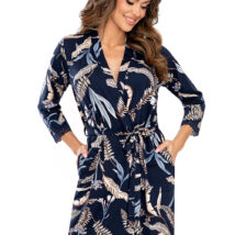 Szlafrok Damski Model Helen Dark Blue – Donna