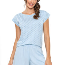 Piżama Damska Model SKY 1/2 Blue – Donna