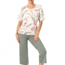 Piżama Damska Model Michelle 3/4 Light Beige – Donna