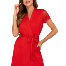 Szlafrok Damski Model Felicia Red – Donna