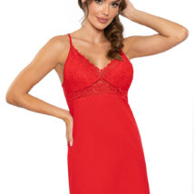 Koszulka nocna Koszula Nocna Model Gabi Red – Donna