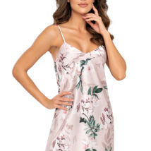 Koszulka nocna Koszulka Model Nelly Dark Beige – Donna