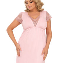 Koszulka nocna Koszulka Model Celine Plus Power Pink – Donna