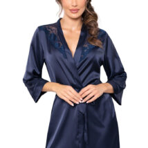 Szlafrok Damski Model Mari Navy – Donna
