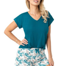 Piżama Damska Model Irmina Short Morski – Donna