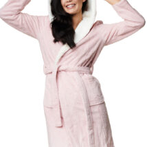 Szlafrok Damski Model Wafle 38268-39X Lekki Róż – Henderson