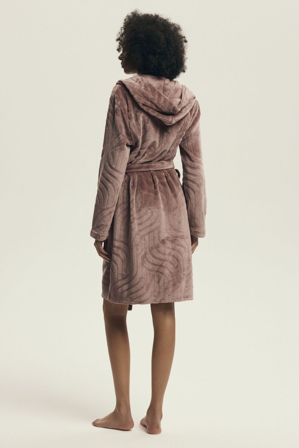 Szlafrok Damski Model Devyn 43602-93X Violet Bordo - Henderson - obrazek 2