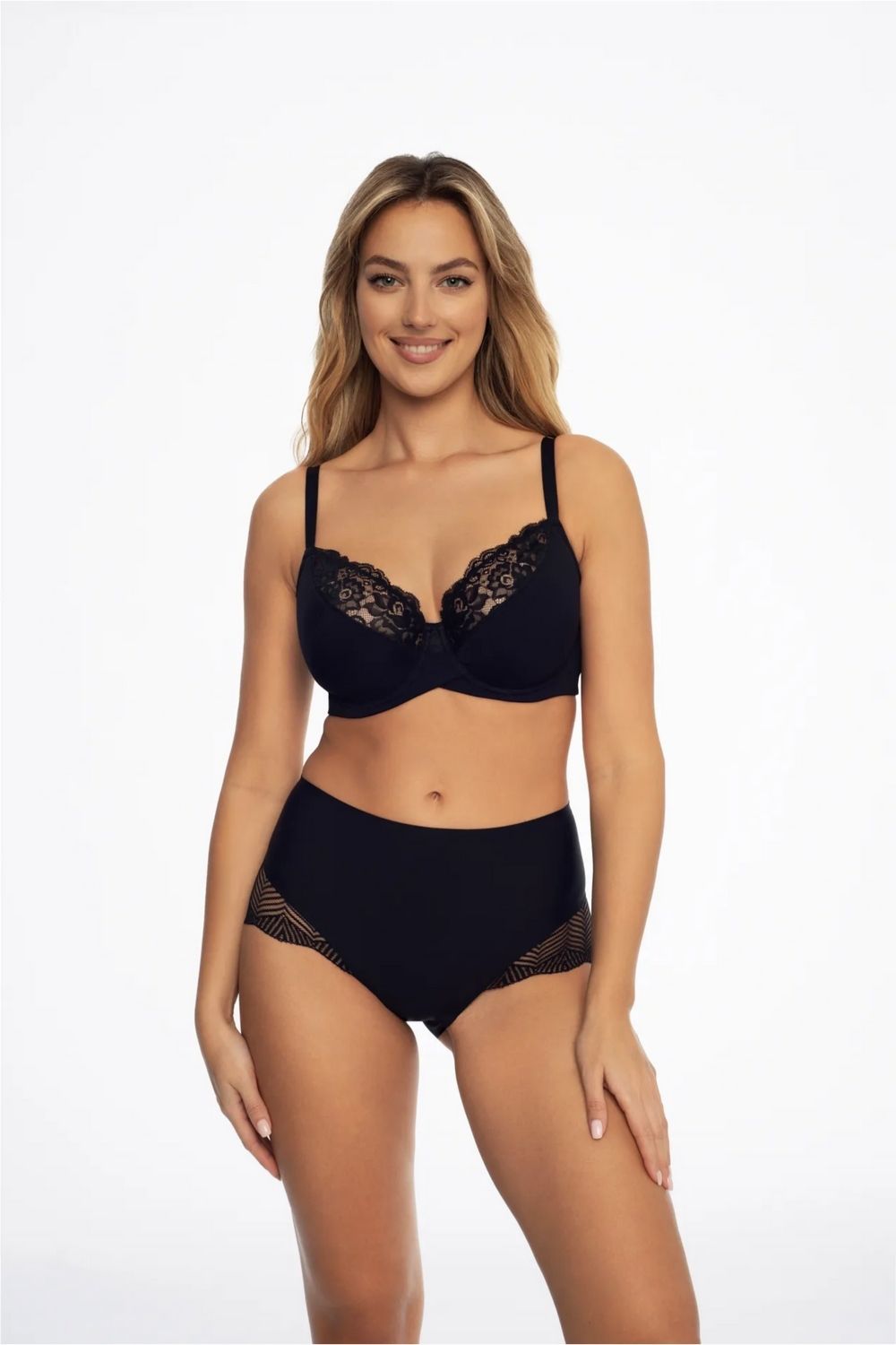 Komplet Figi Model Passy 41615-K001 Black/Beige - Henderson - obrazek 3