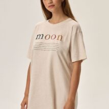 Koszulka nocna Koszula Nocna Model Fune 42707-80X Beige – Henderson