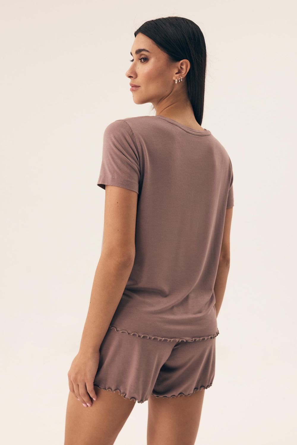 Piżama Damska Model Noves 42679-82X Brown - Henderson - obrazek 3