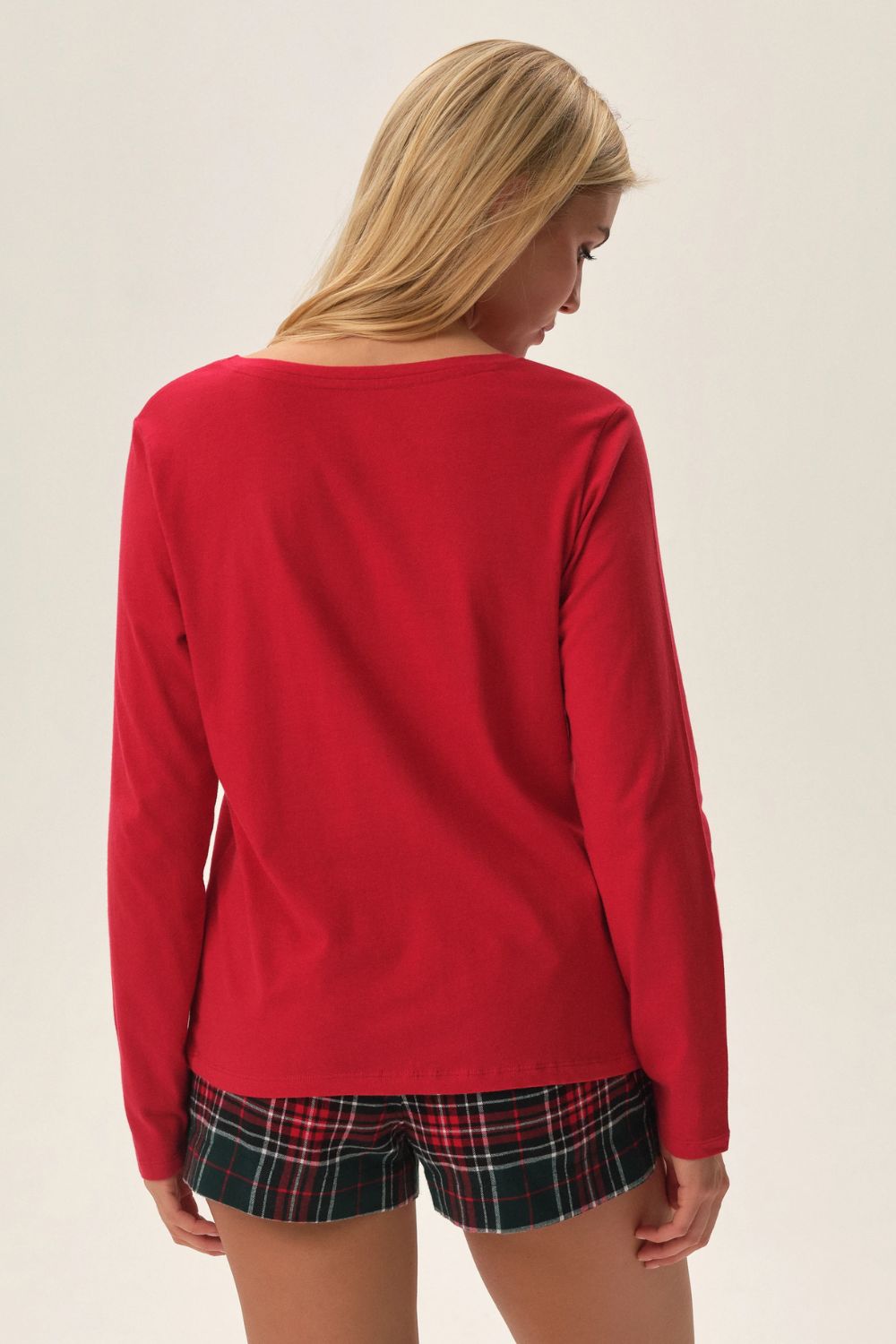 Piżama Damska Model Feli 41898-33X Red - Henderson - obrazek 2