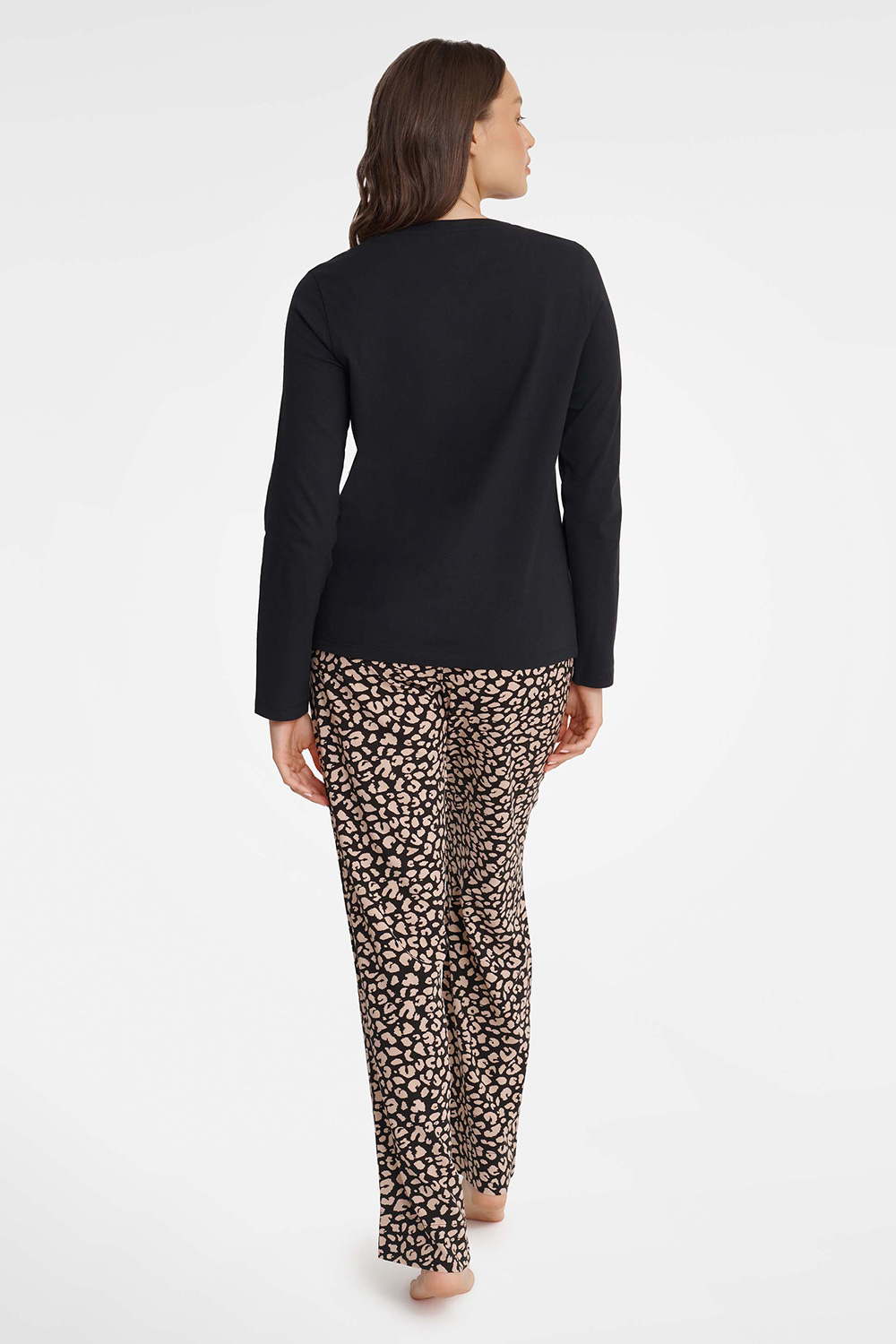 Piżama Damska Model Gino 40935-99X Black - Henderson - obrazek 2