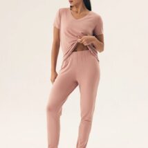 Piżama Damska Model Noves 42680-08X Beige/Dirty Pink – Henderson