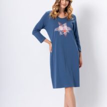 Koszulka nocna Koszula Nocna Model Kasia 1373 Dark Jeans – M-Max