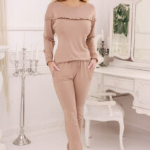 Piżama Komplet Model Mary wiskoza Latte – Kalimo