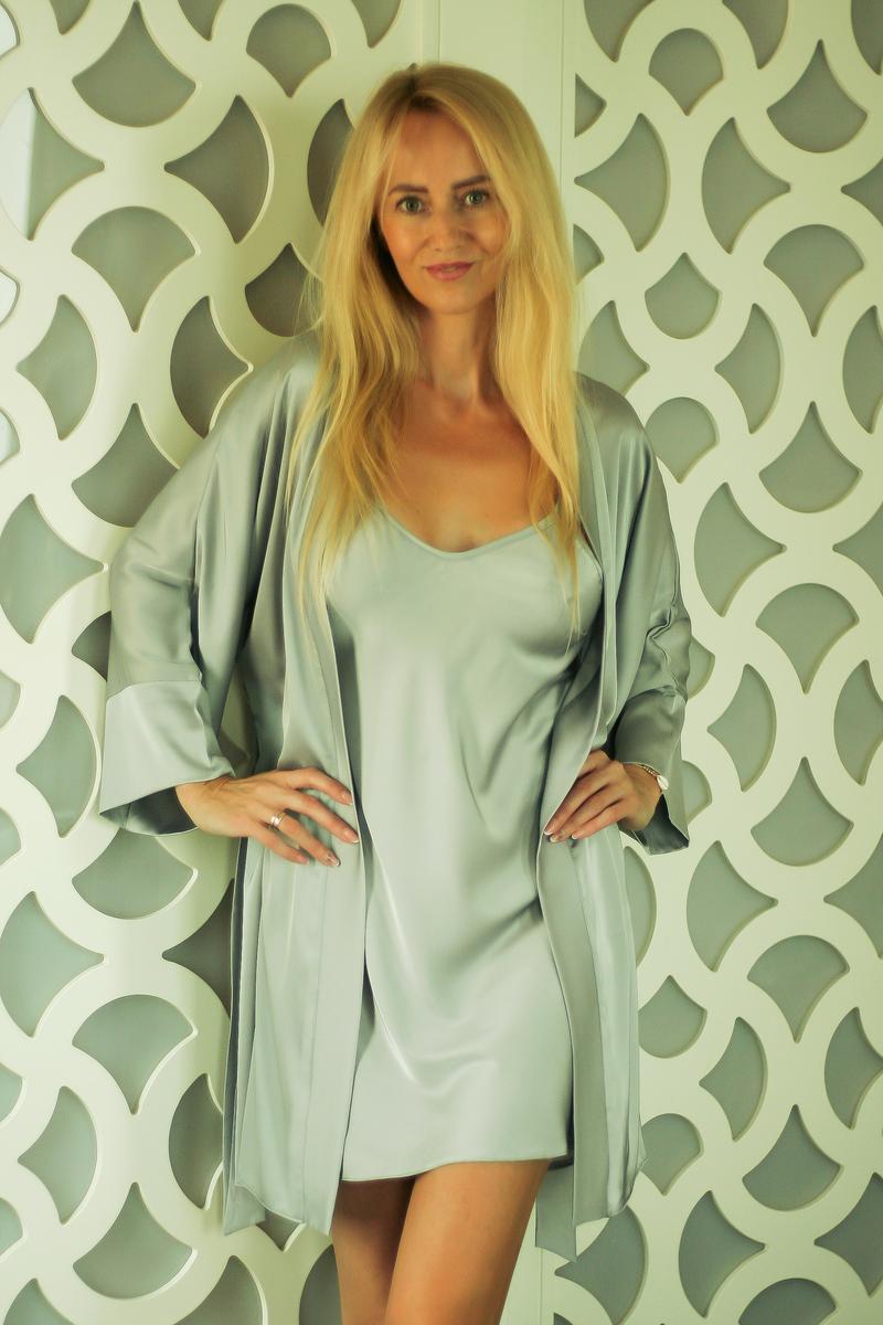 Halka Model Ibiza satyna Silver - Kalimo - obrazek 2