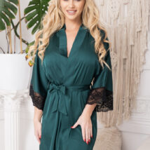 Szlafrok Model satyna Green – Kalimo