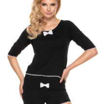 Piżama Damska Model 0193 Black – PeeKaBoo