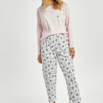 Piżama Damska Model Ella 3450 Light Pink – Taro