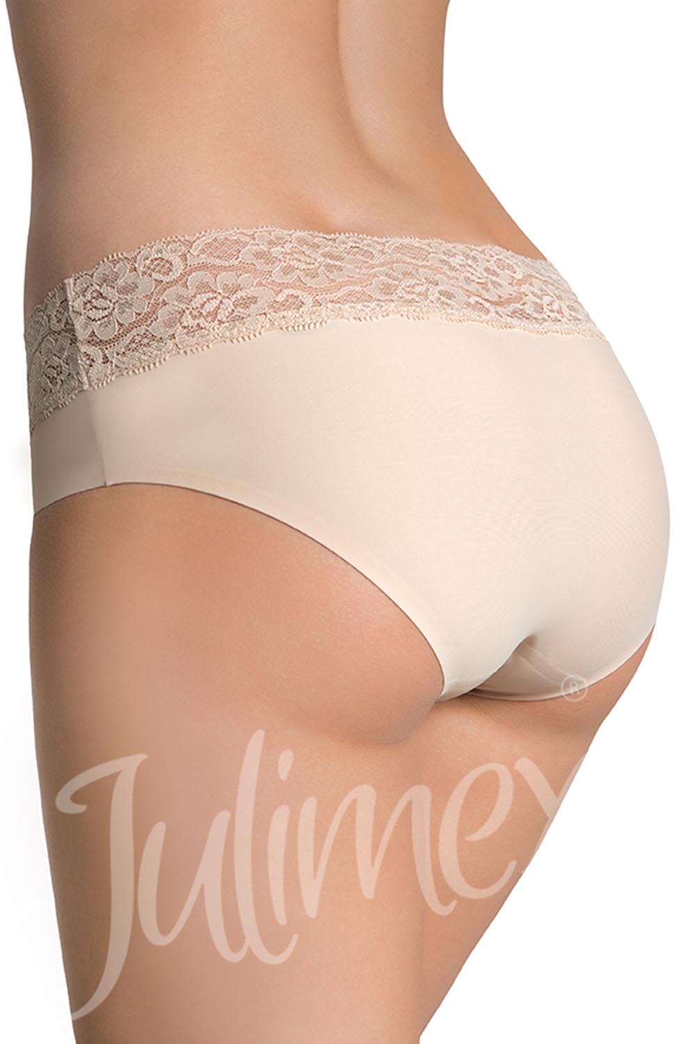 Figi Model Hipster panty Beige - Julimex Lingerie - obrazek 3