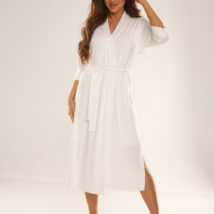 Szlafrok Damski Model Visa 942 Ecru – De Lafense