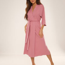 Szlafrok Damski Model Visa 942 Dirty Pink – De Lafense