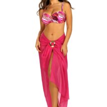 Sukienka Plażow Pareo Model 17_Col.10 Pink – Barontex