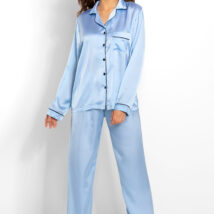 Piżama Damska Model Classic Look Blue – Momenti Per Me