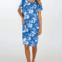 Koszulka nocna Koszula Nocna Model Island Vibes Blue – Momenti Per Me