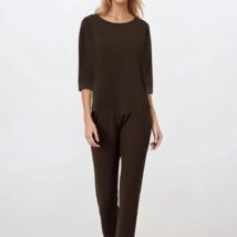 Piżama Damska Model Bonjour Espresso – Momenti Per Me