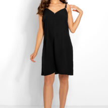 Koszulka nocna Koszula Nocna Model Isabella Black – Momenti Per Me