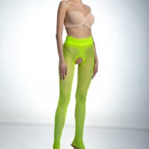 Rajstopy Model Hip Lace Fluo Yellow 30 DEN Yellow – Amour