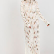 Sukienka Plażow Sukienka Model BA-SK-9010.33P Ecru – Badu