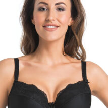 Biustonosz push up Biustonosz Usztywniany Model Marte 202 Black – Teyli