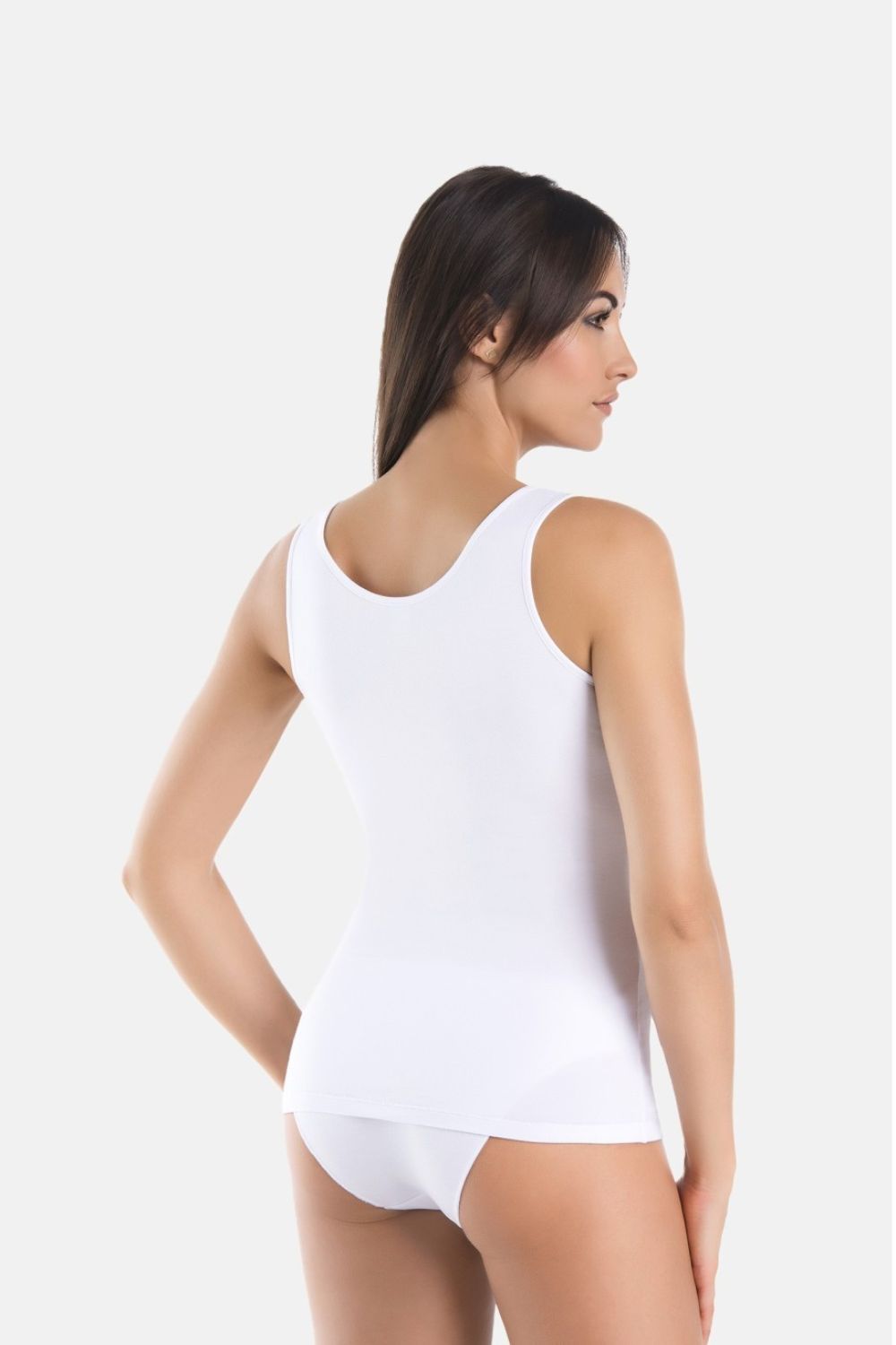 Koszulka nocna Komplet Koszulka Model Claudia V 2302-2 Black/White - Teyli - obrazek 5