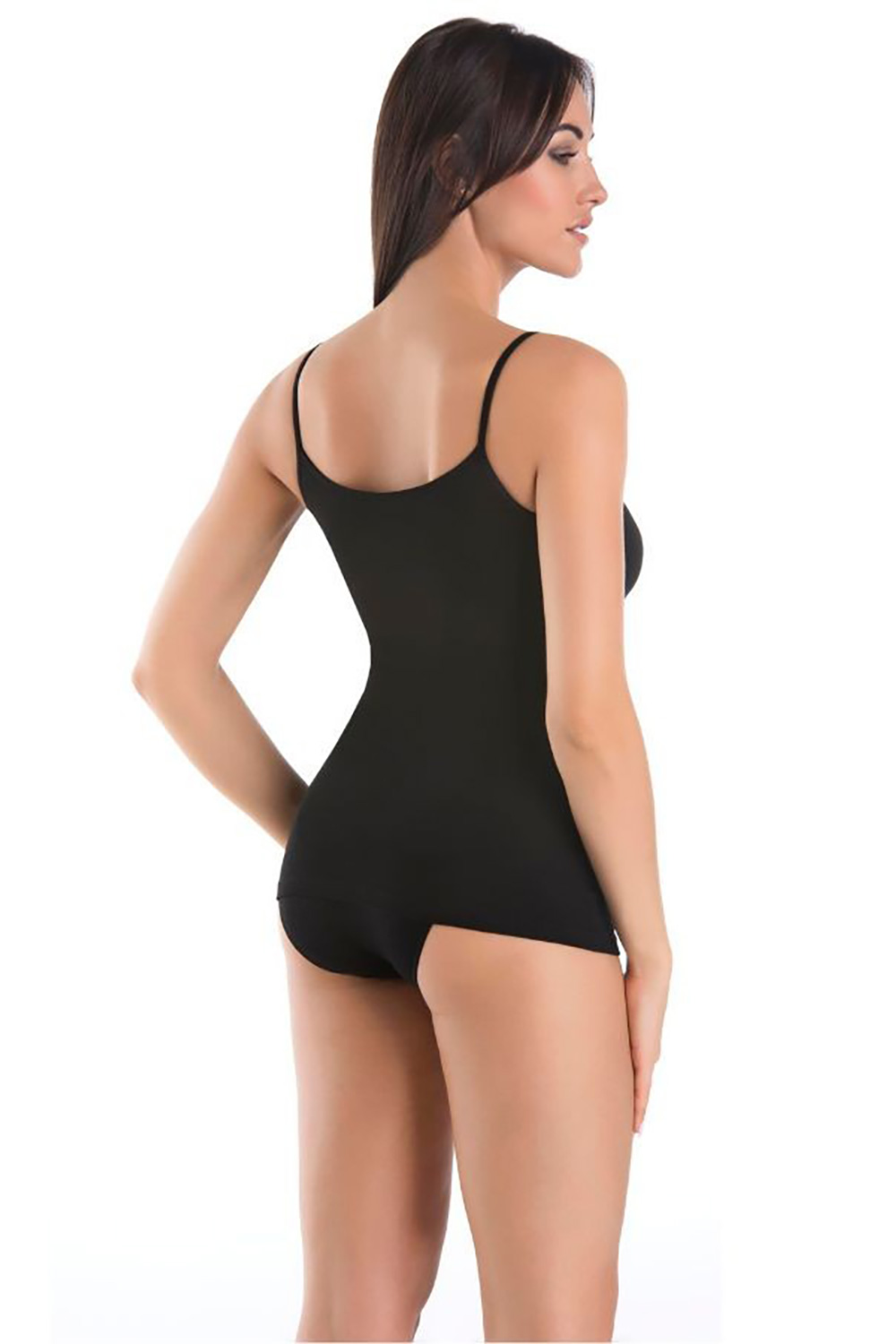 Koszulka nocna Koszulka Model Layla 5703 Black - Teyli - obrazek 2