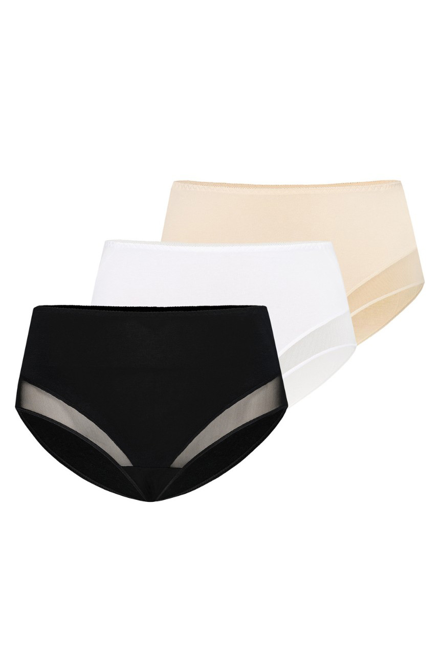 Figi Komplet figi Model Filly 1123-3 Black/White/Beige - Teyli