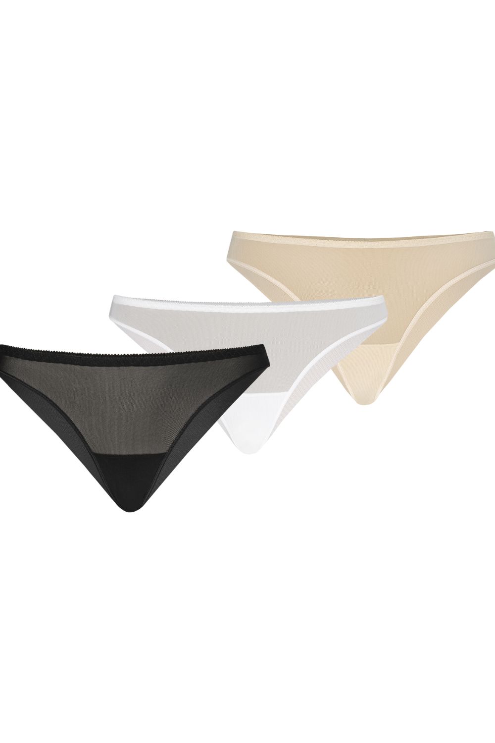 Figi Komplet figi Model Tati 316-3 Black/White/Beige - Teyli - obrazek 4