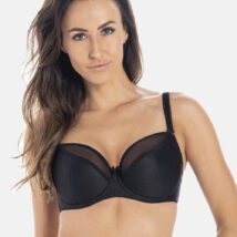 Biustonosz Soft Biustonosz Semi-Soft Model Half 2031 Black – Teyli