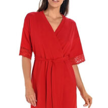 Szlafrok Damski Model Gloria 2901 Red – Teyli