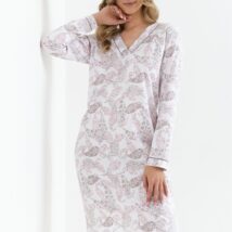 Koszulka nocna Koszula Nocna Model 425 White/Pink – Cana