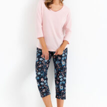 Piżama Damska Model 155 Morela/Navy – Cana