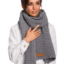 Szalik Model BK041 Grey – BE Knit