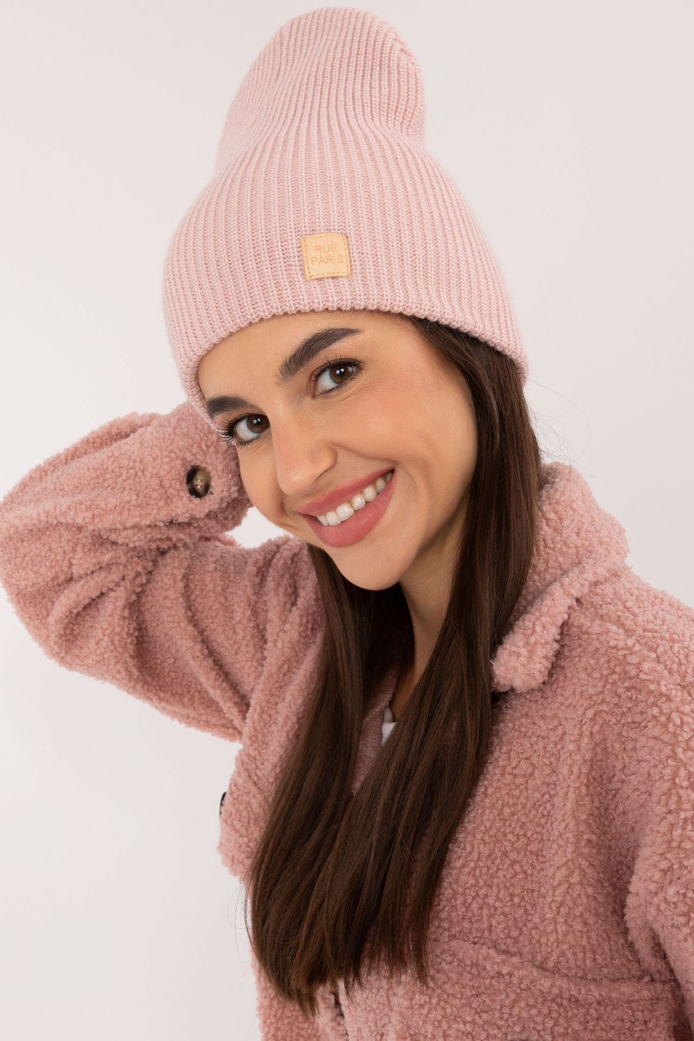 Czapka Model JK-CZ-50.25 Light Pink - Rue Paris - obrazek 2