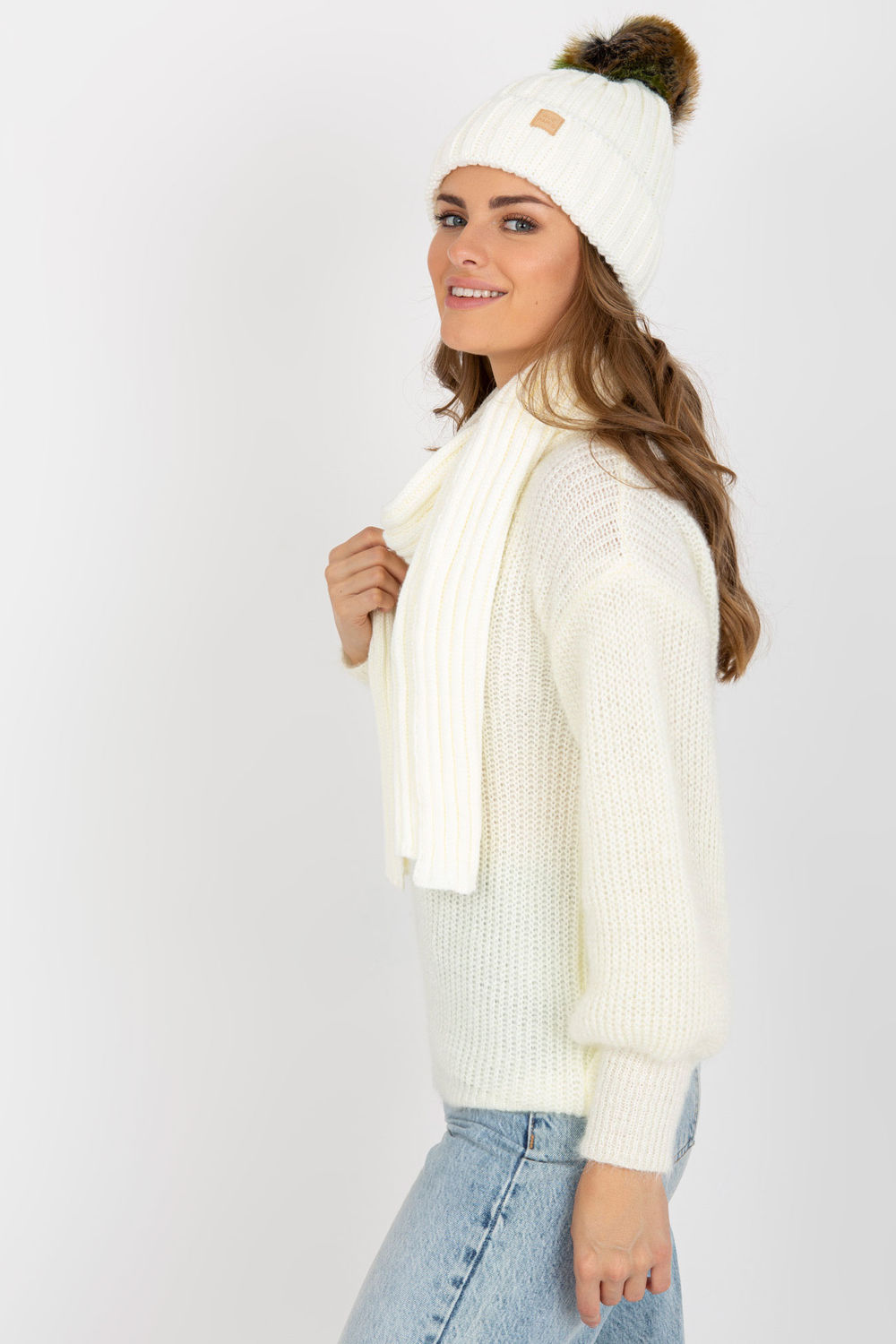 Komplet Model JK-KMPL-7-1.40X Ecru - Rue Paris - obrazek 2