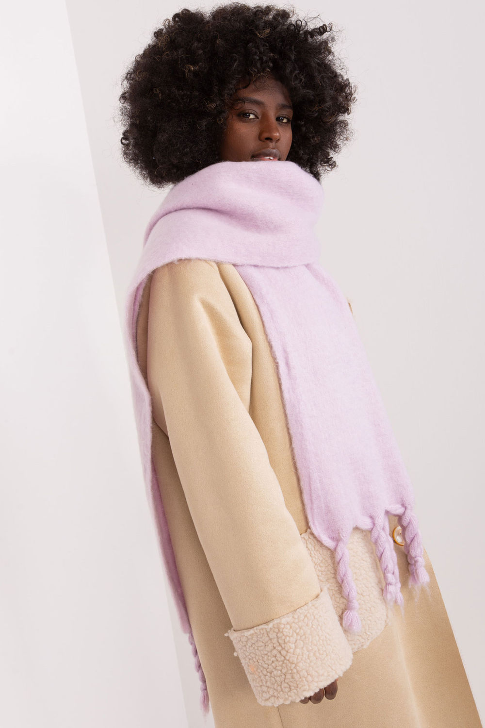 Szalik Model AT-SZ-2313502.31P Light Violet - AT - obrazek 2